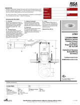 RSA Lighting LYNX LX3004TRMH User manual