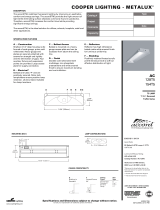 Cooper Lighting Metalux AC128T5 User manual