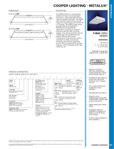Cooper Lighting METALUX F-BAY 2HBG Series User manual