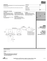 Cooper Lighting TZ5101 User manual