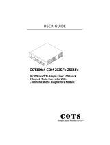 Cotswold Outdoor CCT100x4-CDM-213SFx-255SFx User manual