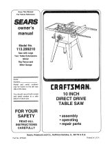 Craftsman 113299210 User manual