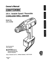 Craftsman 315110780 User manual