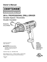 Craftsman 315.27994 User manual