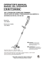Craftsman 40-Volt Owner's manual