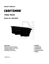 Craftsman 486.24635 User manual