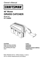 Craftsman 48"MOWER 917.24985 User manual