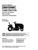 Craftsman 917.2720601 User manual