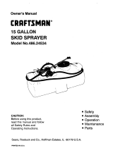 Craftsman SKID SPRAYER 486.24534 User manual