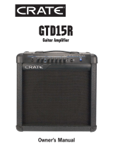 Crate Amplifiers GTD15R User manual