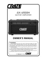 Crate Amplifiers GX-1200H User manual