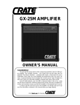 Crate Amplifiers GX-25M User manual