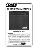 Crate Amplifiers GX-40M User manual