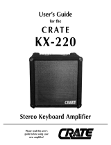 Crate KX-220 User manual