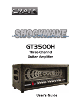 Crate SHOCKWAVE GT3500H User manual