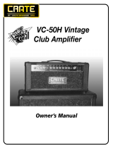 Crate Amplifiers VC-50H Owner's manual