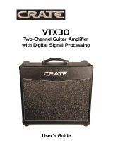 Crate Amplifiers VTX30 User manual