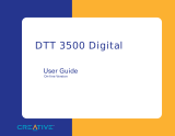 Creative Digital DTT 3500 User manual