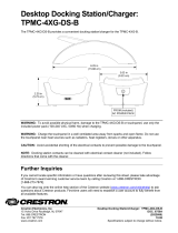 Crestron TPMC-4XG-DS-B User manual