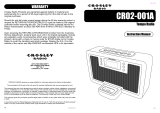 Crosley Radio CR02-001A User manual