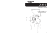 Crosley Radio CR87-S User manual