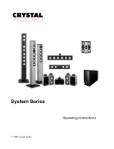 Crystal Audiovideo System Series User manual
