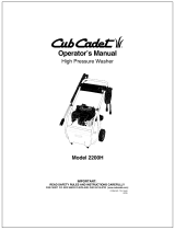 Cub Cadet 2200H User manual