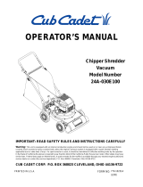 Cub Cadet 24A-030E100 User manual