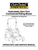 Cub Cadet 29HP Tank User manual