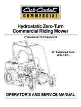 Cub Cadet 54-inch User manual