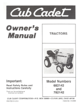 Cub Cadet 782142 User manual
