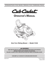 Cub Cadet I1042 User manual