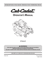 Cub Cadet Z-Force S User manual