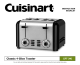 Cuisinart Toaster CPT-340 User manual