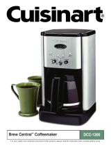 Cuisinart Brew Central DCC-1200 Series User manual