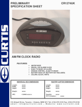 Curtis CR1274UK User manual