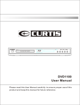Curtis DVD1100 User manual