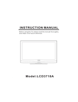 Curtis LCD3718A User manual