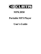 Curtis MPK2050 User manual
