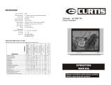 Curtis TV1410 User manual