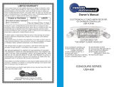 Custom Autosound Manufacturing USA-630 User manual