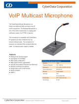 CyberData VoIP Multicast Microphone User manual