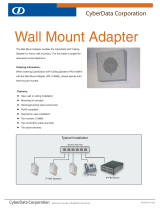 CyberData Wall Mount Adapter User manual