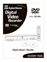CyberHome Entertainment CH-DVR 1500 User manual