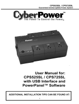 CyberPower Systems CPS725SL User manual