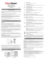 CyberPower UP750UI User manual