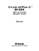 D-Link DI-524 User manual