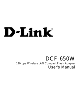 D-Link DCF-650W - Air Wireless CompactFlash Cf 802.11B 11MBPS User manual