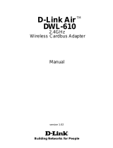 D-Link Air DWL-610 User manual