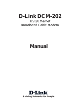 D-Link DCM202 - Express Ethernetwork DOCSIS 2.0 Cable Modem User manual